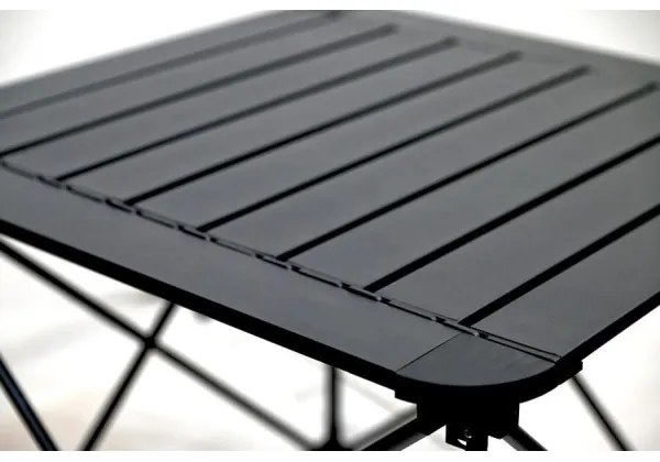 Tavolo da campeggio pieghevole 52x52cm antracite