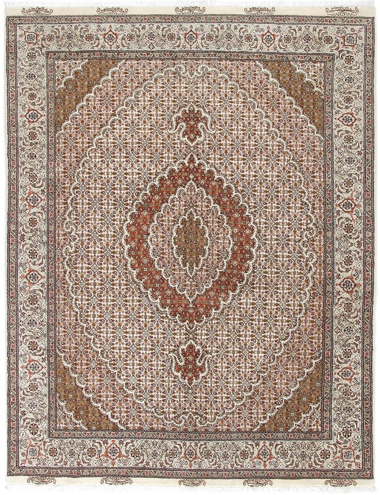 Tabriz Tappeto persiano 210x160 (Iran) Annodato A Mano
