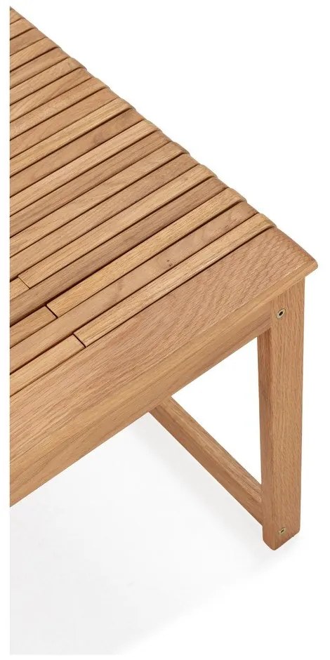 Tavolino da salotto di colore naturale in rovere massiccio 60x70 cm Unai – MOME