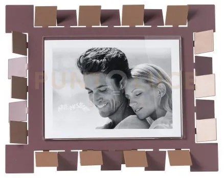 Portafoto vertigo grande orizzontale mocha mousse,viola ametista