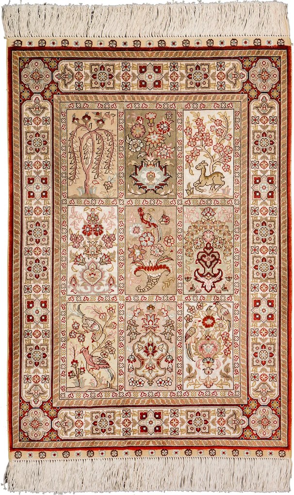 Hereke Tappeto orientale 60 x 90 Beige (Cina) Annodato A Mano
