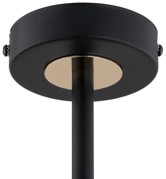 Lampadario a sospensione con supporto rigido LURO 4xE14/40W/230V