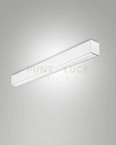 Turner plafoniera bianco a led 29w 3000k 3470lm prismatic ip40 100c...