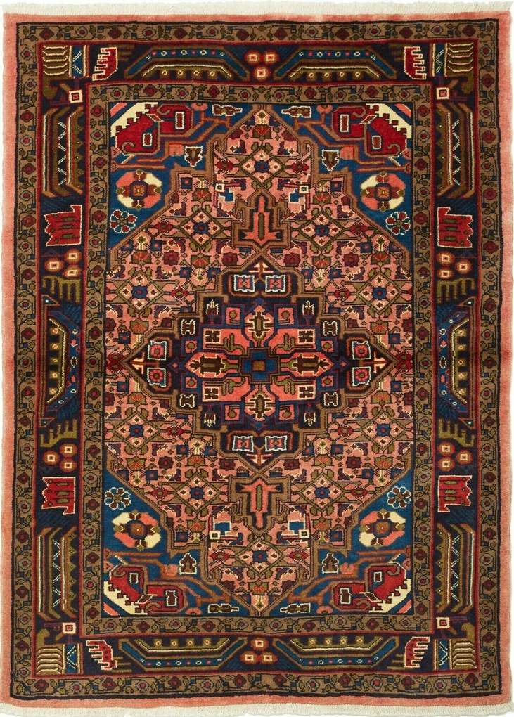 Hamedan Tappeto persiano 110x140 (Iran) Annodato A Mano