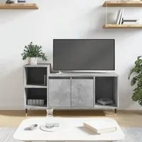 Mobile per TV Grigio Cemento 100x35x55 cm Legno Multistratocod mxl 102491