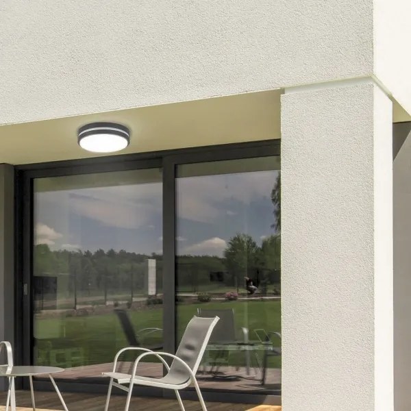 Rabalux 8848 - Plafoniera LED da esterno per soffitto HAMBURG LED/12W/230V IP44