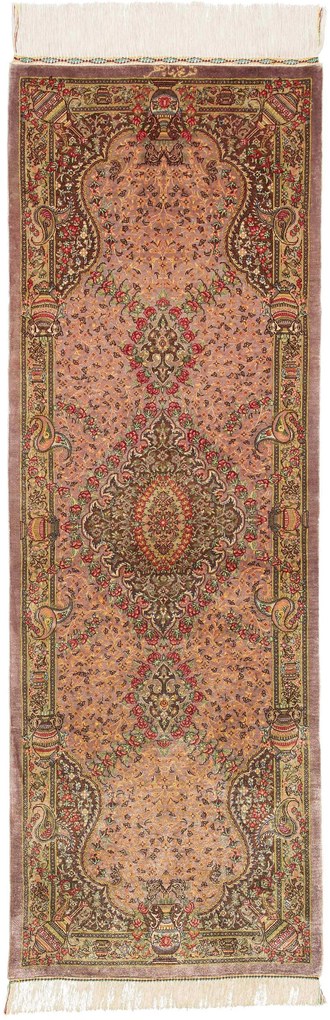 Ghom Tappeto persiano 150 x 50 (Iran) Annodato A Mano