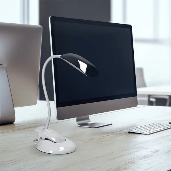 Solight WO42 - Lampada LED da tavolo dimmerabile con base e Clip LED/5W/230V