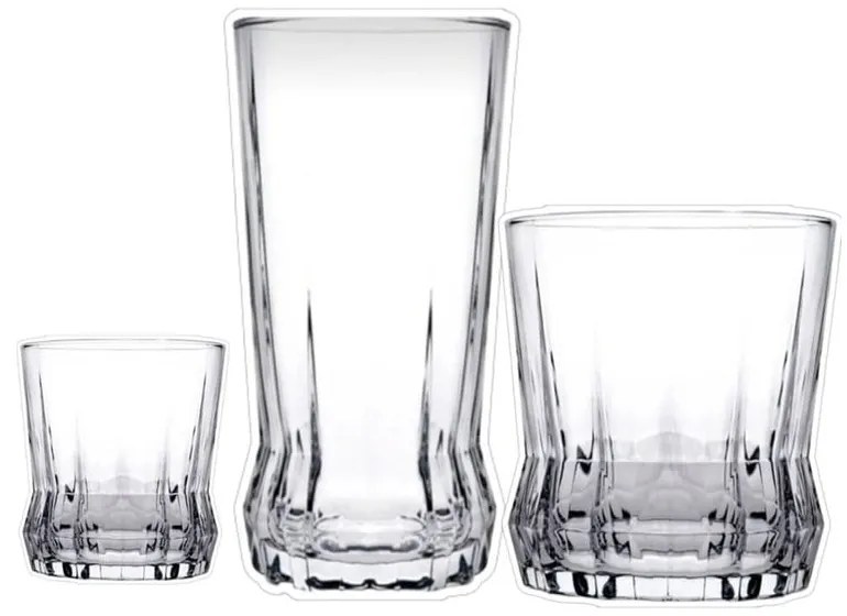 Set di bicchieri 18 pz Gaia – Hermia