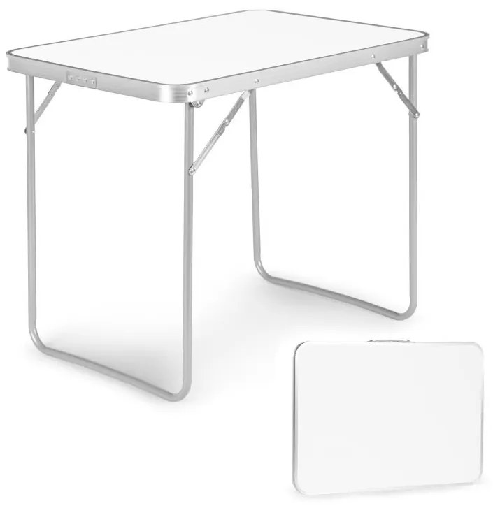 Tavolo pieghevole per catering 70x50 cm bianco