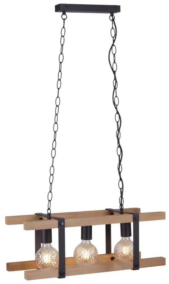 Leuchten Direkt 15683-79 - Lampadario a sospensione con catena EDITH 3xE27/60W/230V