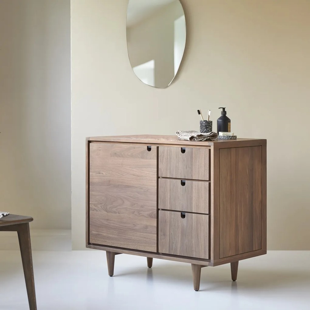 Tikamoon - Mobile contenitore in legno di noce 95 Jonàk
