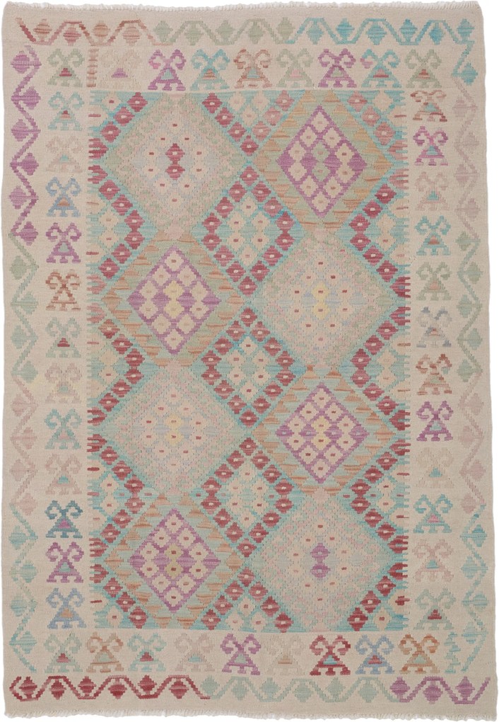 Kilim Tappeto 120x180 (Afghanistan) Tessuto A Mano