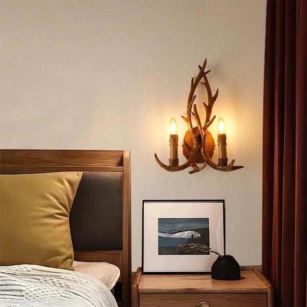 Brilagi - Applique DEER 2xE14/10W/230V con corna