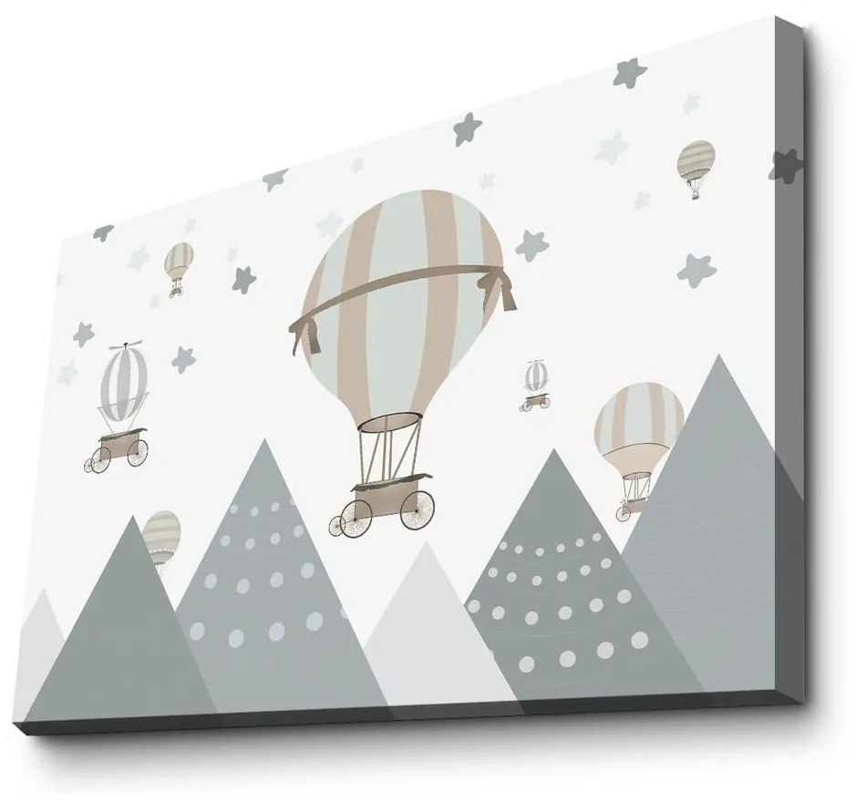 Quadro per bambini 45x70 cm Balloon - Wallity