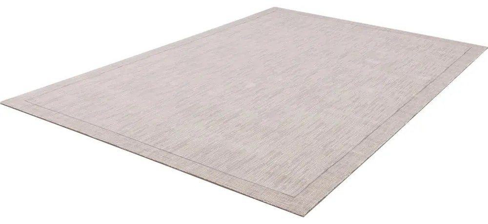 Tappeto in lana beige 160x240 cm Linea - Agnella