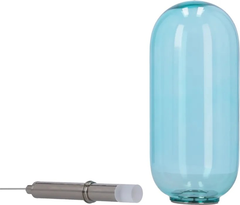 Lampadario LED blu con paralume in vetro ø 13 cm Fiuggi – Candellux Lighting