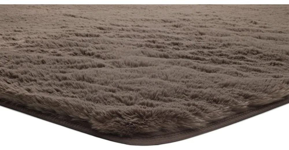 Tappeto marrone , 60 x 100 cm Alpaca Liso - Universal