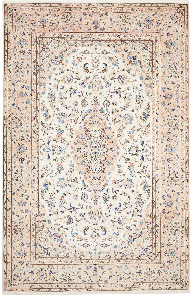 Kashan Tappeto persiano 300 x 200 Beige (Iran) Annodato A Mano