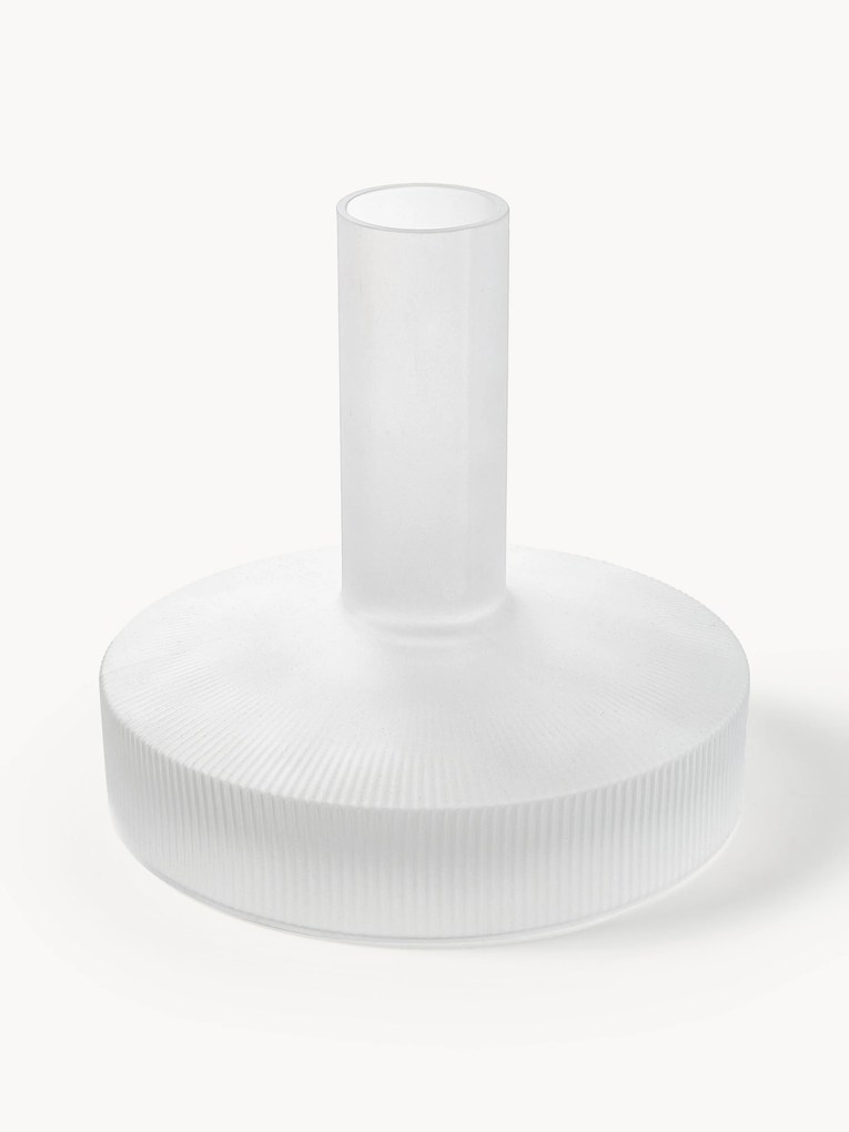 Caraffa in vetro soffiato con scanalatura in rilievo Ripple, 1,1 L