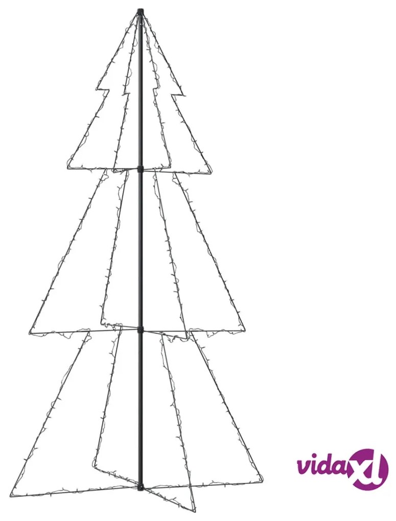 vidaXL Albero di Natale a Cono 300 LED per Interni Esterni 120x220 cm