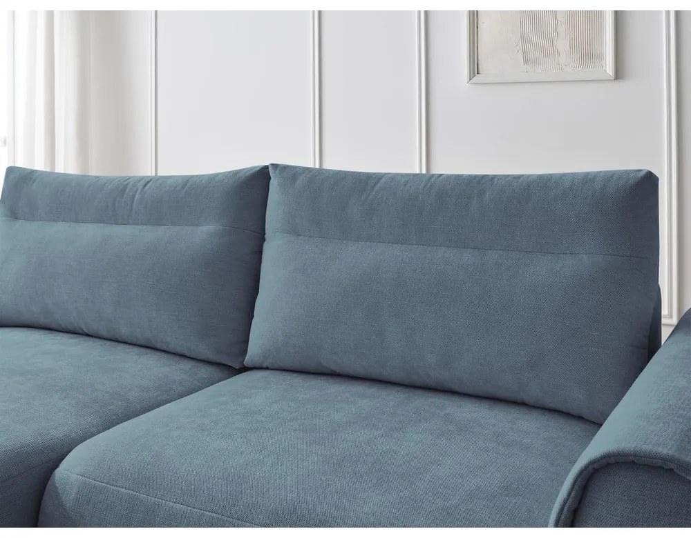 Divano angolare blu Aden – Bobochic Paris