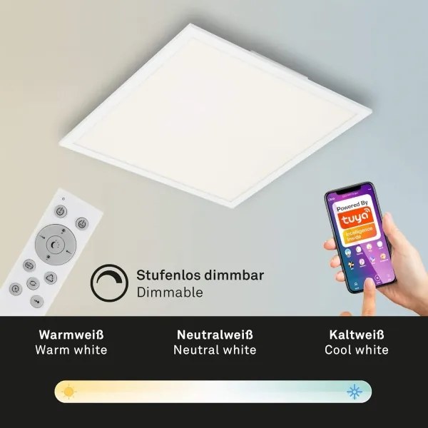 Briloner 7087-016-LED RGBW Lampada dimmerabile SMART LED/24W/230V Wi-Fi Tuya+RC