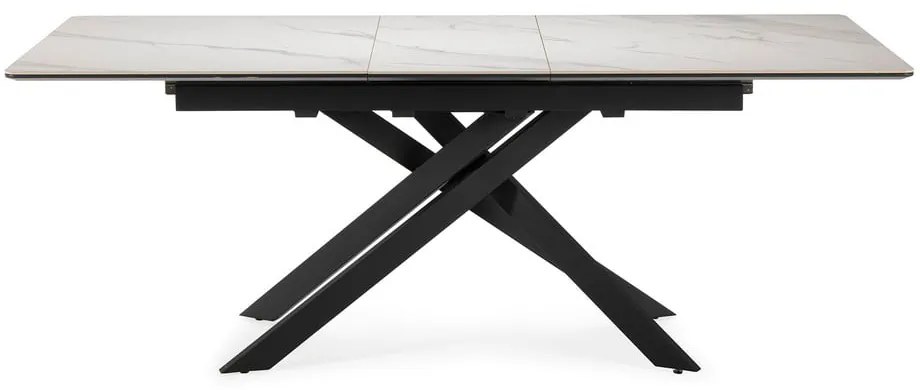 Tavolo da pranzo allungabile con piano aggiuntivo in ceramica 89,5x160 cm Belma - Marckeric