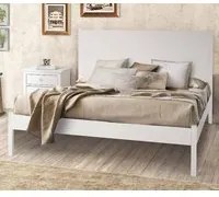 Letto schabby chic matrimoniale 174 x 212 x 115 h