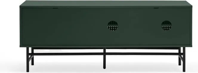 Tavolo TV verde scuro 140x52 cm Punto - Teulat