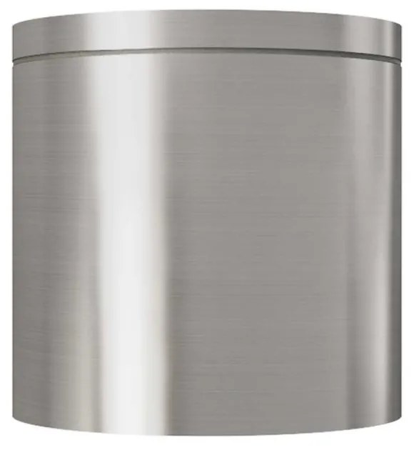 Applique da soffitto IP54 GU10 in Alluminio e Vetro - Inox Colore del corpo Inox