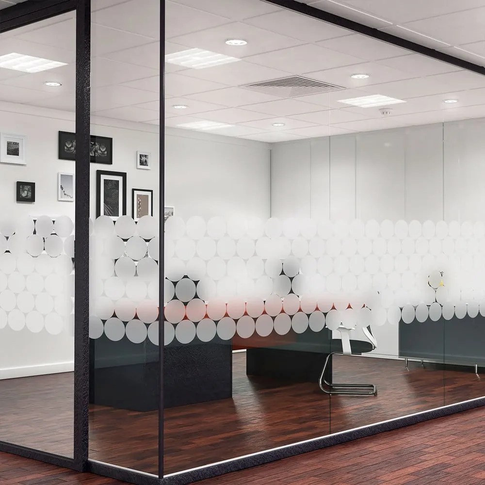 Set di adesivi per finestra 50 pz 10x10 cm Clackout Circle – Ambiance