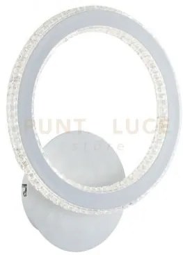 Applique a parete led bryant bianca 19w 2040lm 4000k 26x17x30cm dif...