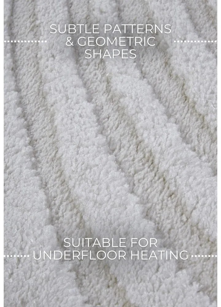 Tappeto color crema 80x120 cm Pigment Cream White - Elle Decoration