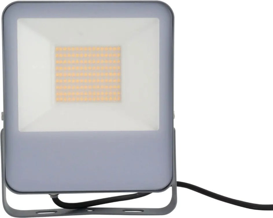 Proiettore LED 50W IP65 145lm/W con Osram chip LED Colore Bianco Caldo 3.000K