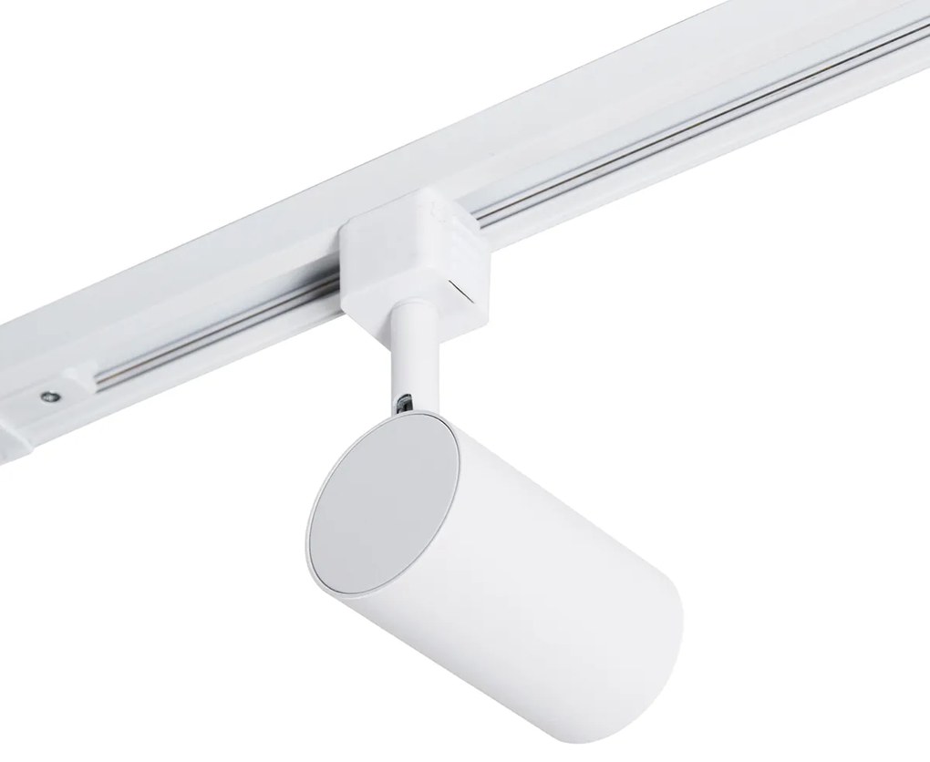 Sistema di illuminazione a binario Smart monofase con 14 faretti bianchi, incluso Wi-Fi GU10 - Iconic Jeana