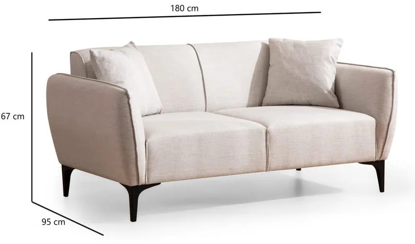 Divano bianco - Belissimo - Balcab Home