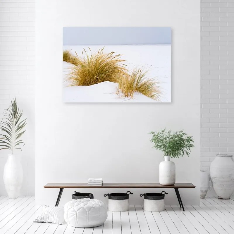 Quadro su tela, Dune su sabbia dorata  Dimensioni 60x40