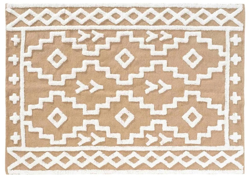 Tappeto beige in misto iuta 120x170 cm Medine – douceur d'intérieur