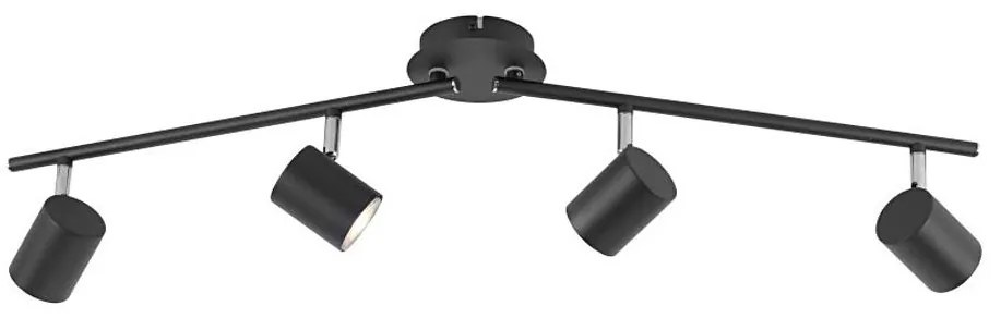 Leuchten Direkt 11944-13 - Faretto LED TARIK 4xGU10/5W/230V antracite