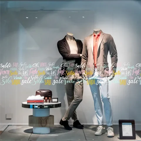 Fascia Saldi | Vetrofania