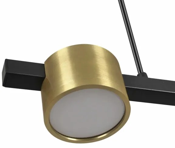 Lampadario LED a sospensione con filo MIRELLA 3xGX53/6W/230V oro/nero