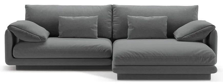 Divano angolare grigio scuro (angolo destro) Torino - Micadoni Home