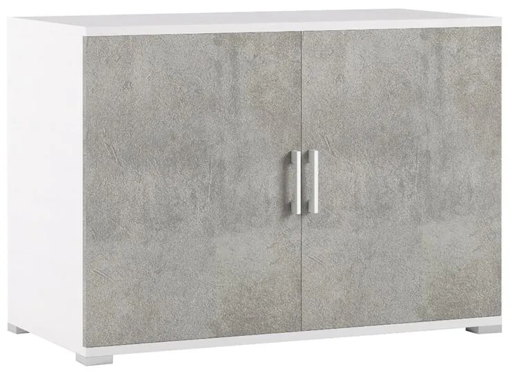 Mobile Multiuso L 90 x H 66 x P 45 cm grigio cemento