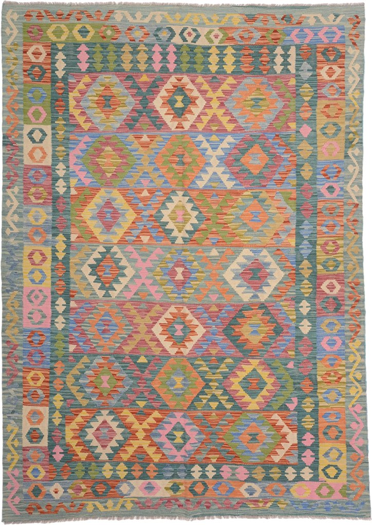 Kilim Tappeto orientale 180x250 (Afghanistan) Annodato A Mano