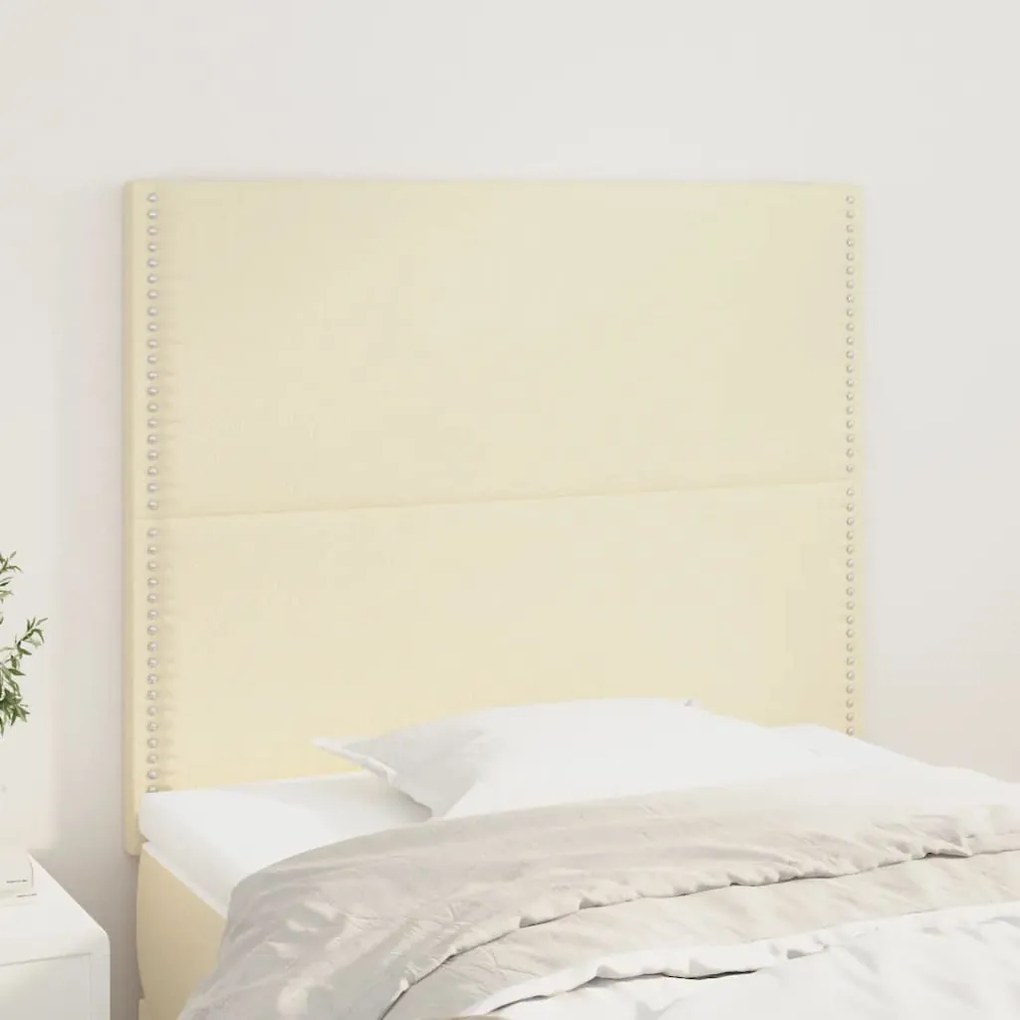 Testiera 2 Pz Crema 80x5x78/88 Cm İn Similpelle /
