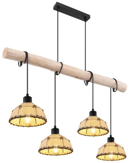 Globo 15442-4H - Lampadario su filo REX 4xE27/60W/230V