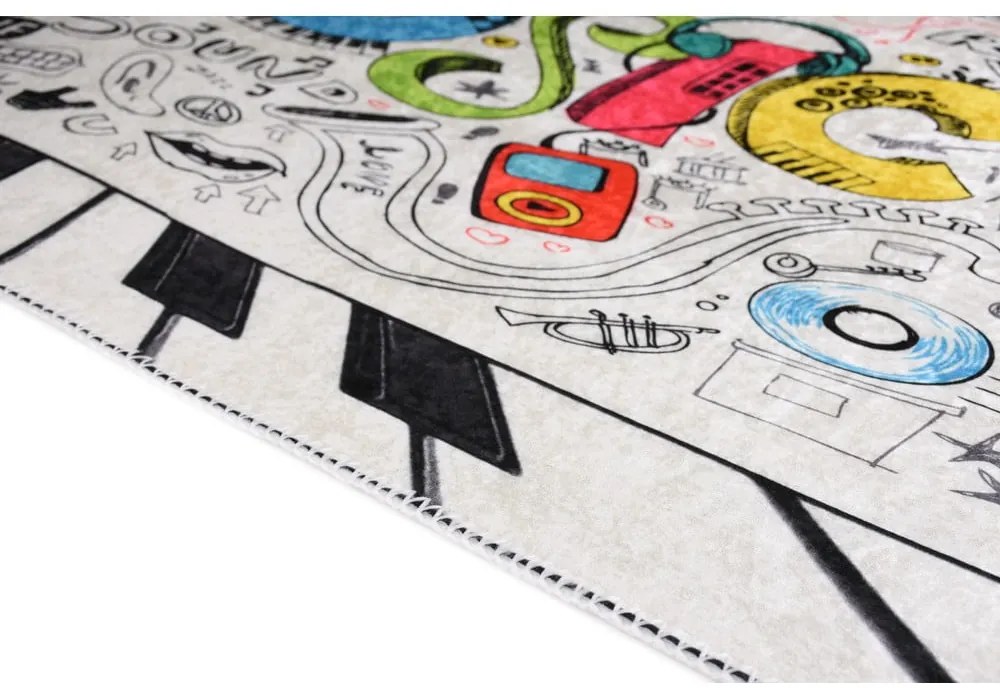 Tappeto per bambini lavabile 160x230 cm Musical – Vitaus