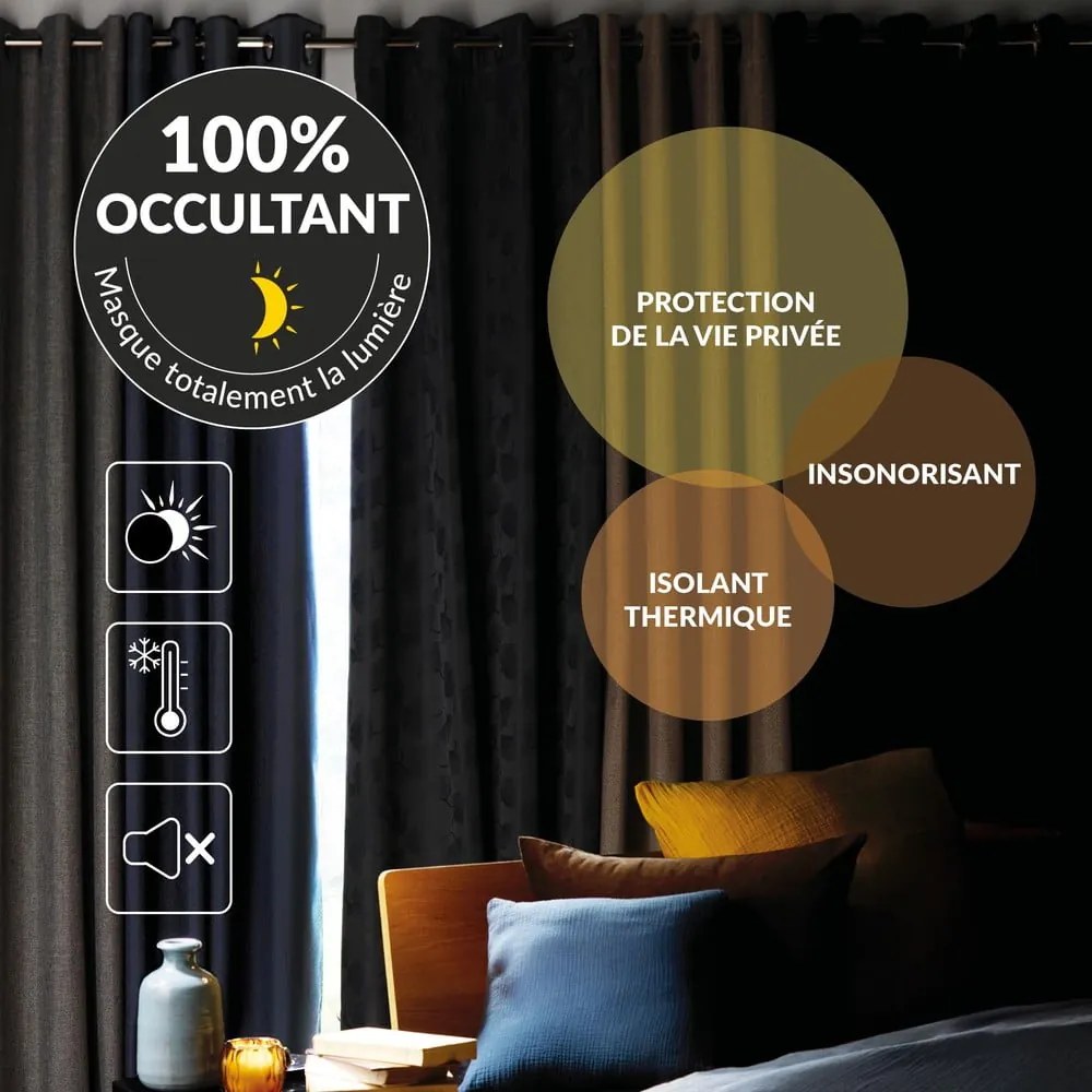 Tenda oscurante rosa 135x180 cm Occult – douceur d'intérieur