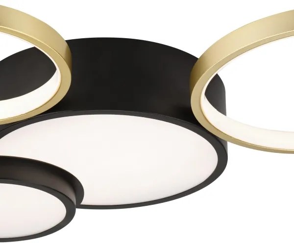 Lampada da soffitto dimmerabile ALIZEE LED 30W 230V 3000-6500K nero/oro